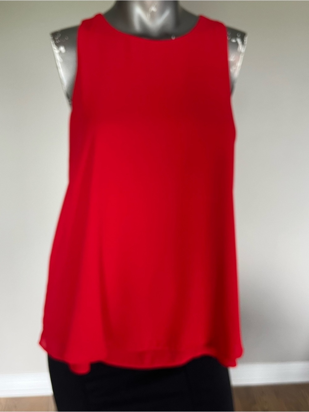 Ann Taylor Factory Bright Red Sleeveless Camisole